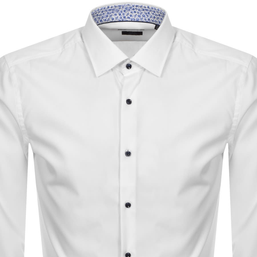 Alternative Image for ProductBOSS Jorax Slim Fit Long Sleeve Shirt White2